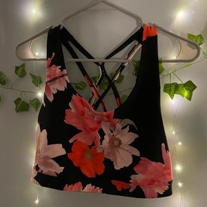 Floral Sports Bra